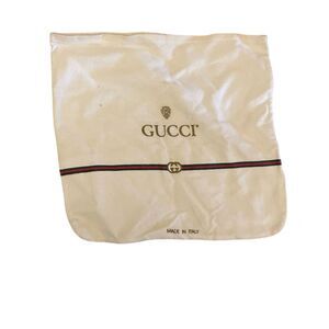 Gucci Vintage Beige Dust Bag Luxury Everyday Unisex Original